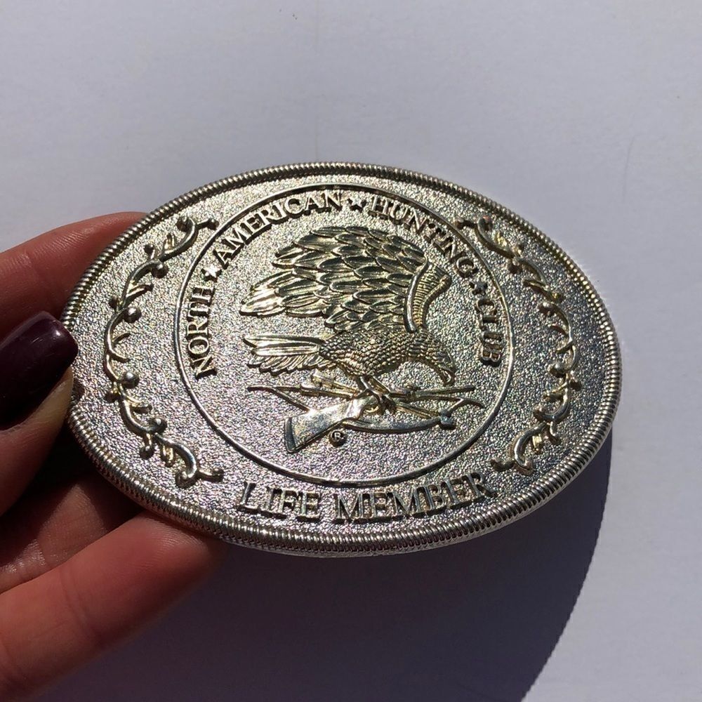 North American Hunting Club large belt buckle